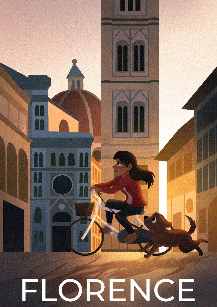 Affiche de voyage — Florence